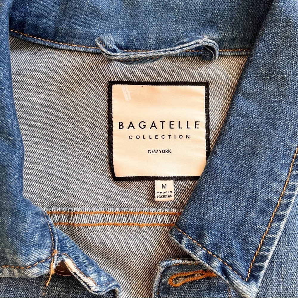 NWOT Bagatelle Denim Jean Jacket Size Medium - Picture 8 of 10